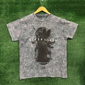 Sleep Token Take Me Back to Eden Rock Band Mineral Wash T-Shirt Size Large
